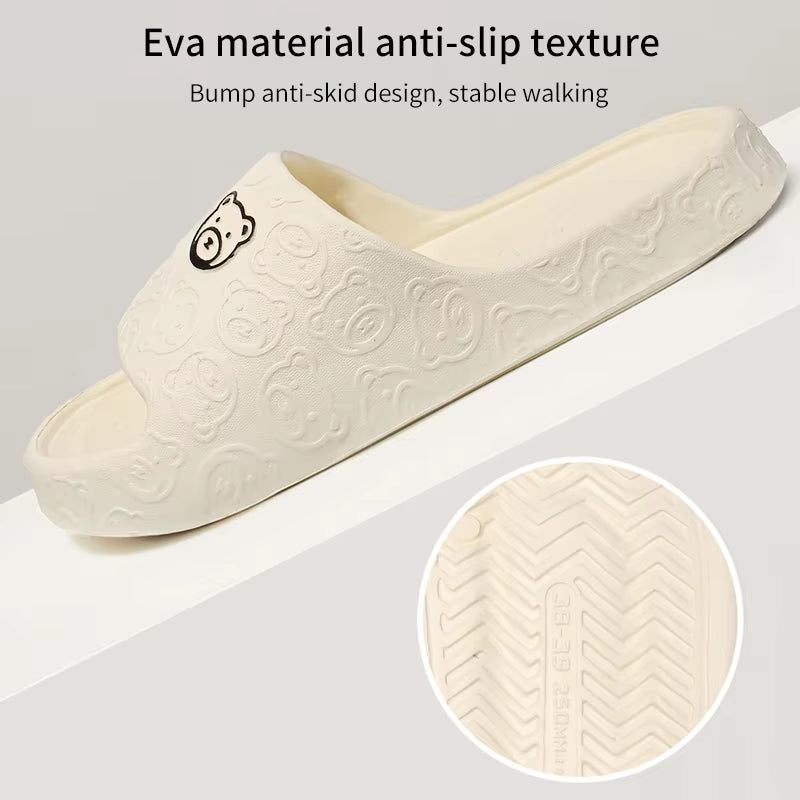  New Non-Slip Summer Eva Slippers - Outer Wear -Bathroom- Indoor Home Sandals 