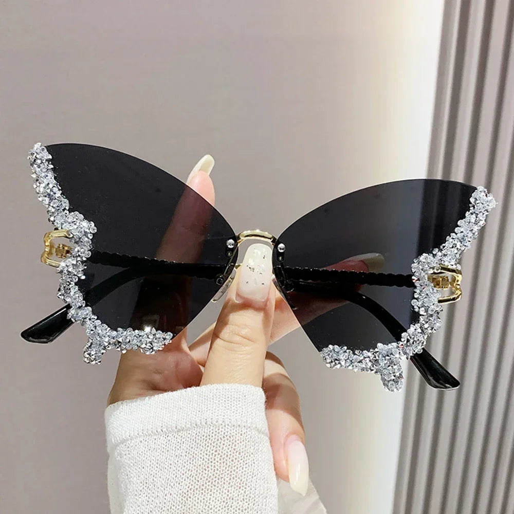 2025 New Fashion Cycling Butterfly Sunglasses for Women UV Protection 