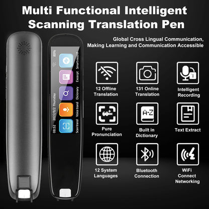 Translation Scanning Pen, Bluetooth Wifi Scan Reader 