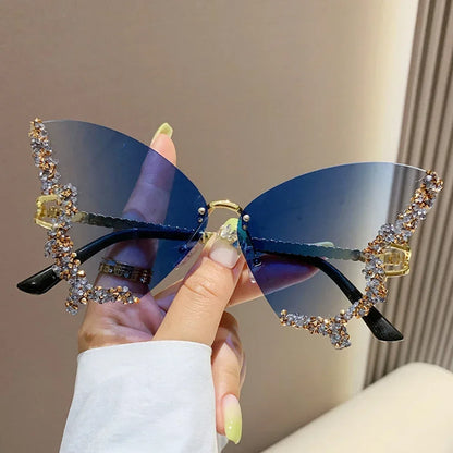 2025 New Fashion Cycling Butterfly Sunglasses for Women UV Protection 