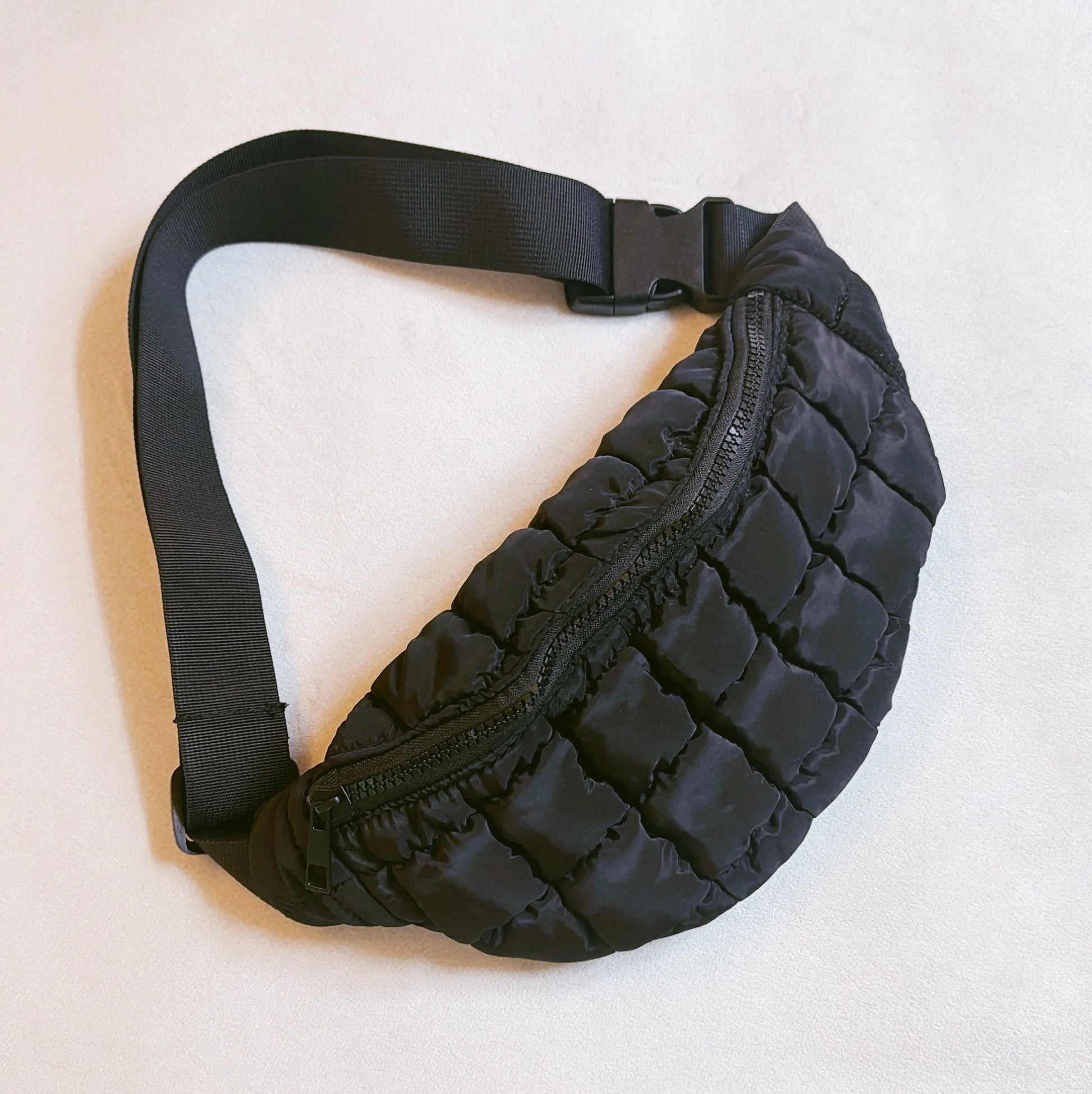 Perfect Puffy Banana Shape Sling Bag