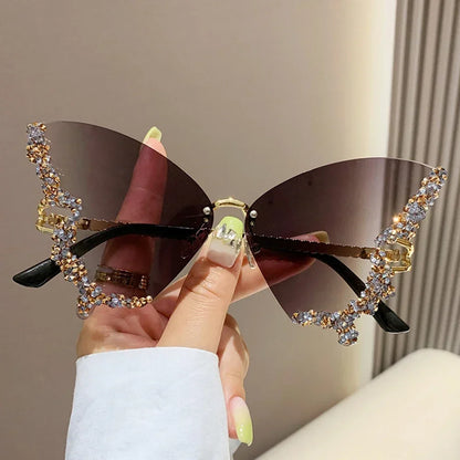 2025 New Fashion Cycling Butterfly Sunglasses for Women UV Protection 