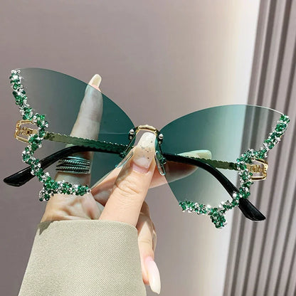 2025 New Fashion Cycling Butterfly Sunglasses for Women UV Protection 