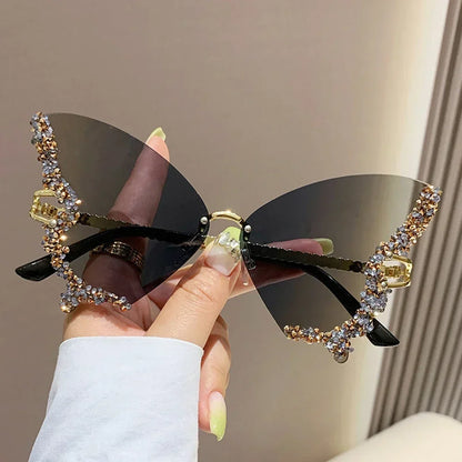 2025 New Fashion Cycling Butterfly Sunglasses for Women UV Protection 