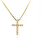  Diamond Cross Pendant Dainty Cross Necklace for Women