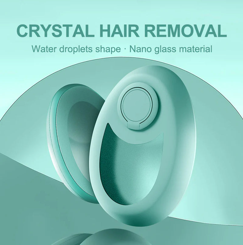  Magic Crystal Hair Eraser for Women and Men -Exfoliating Tool Painless Hair Eraser Removal Tool -for Legs, Back, Arms